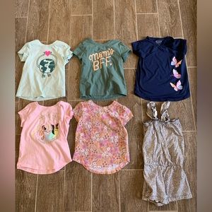 5T girls shirts multiple brands